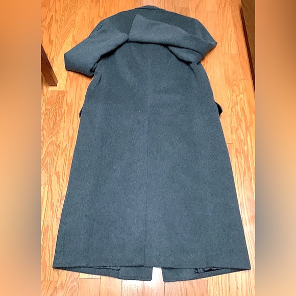 Men’s 46 XL Full Length Jacobson’s Custom USA Made ALPACUNA Trench Overcoat - Picture 5 of 16